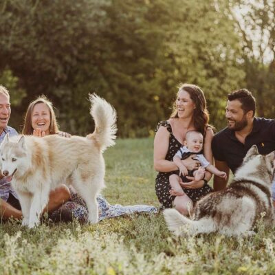 Family photos with dogs in tuscany 7