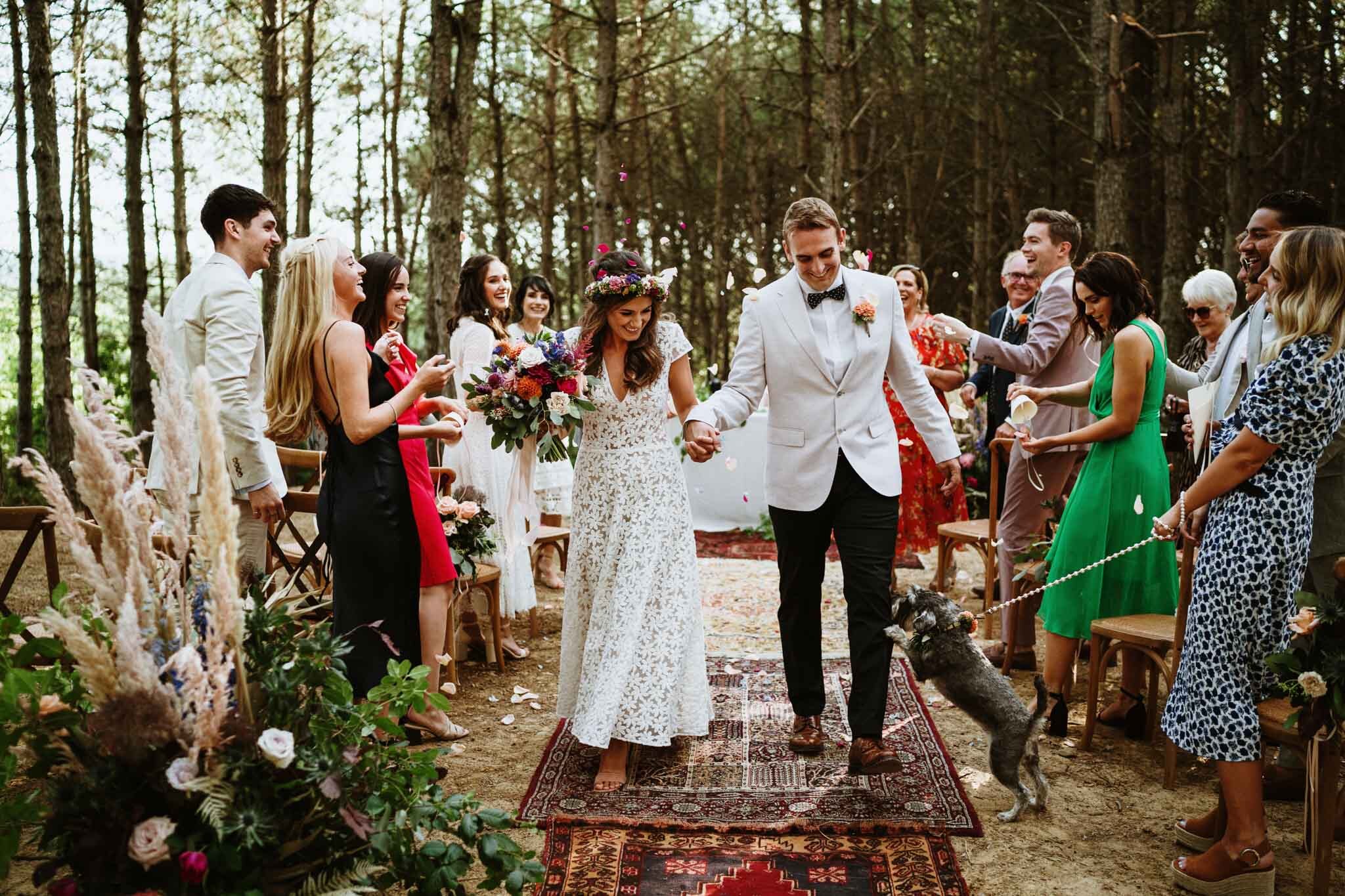 Forest wedding tuscany villa spadaforte 27